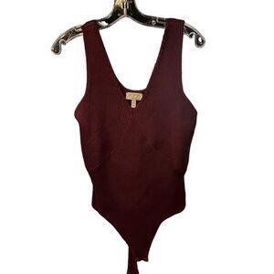 Women's Sofia Jeans by‎ Sofia Vergara Bodysuit XL-XXL Burgundy